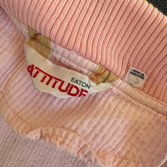 Vintage Eaton Pink Cordouroy Sporty Jacket - Picture 4 of 4